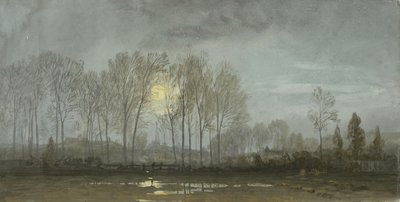 Moonlit Landscape, 1862 by William Trost Richards